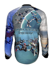 Load image into Gallery viewer, Grey Long Sleeve Skydive Jersey.     Price is $AUD